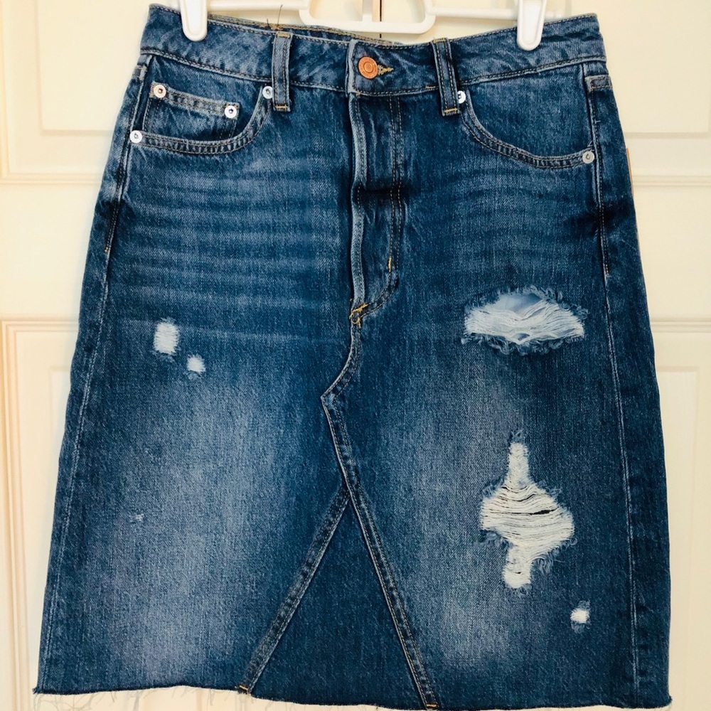 Ripped denim